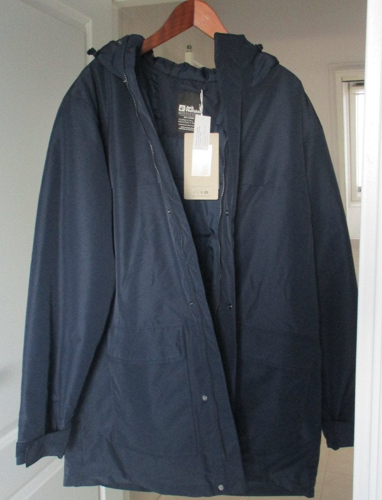 Jack Wolfskin Parka maat xxl, Ophalen, Nieuw, Overige maten, Blauw