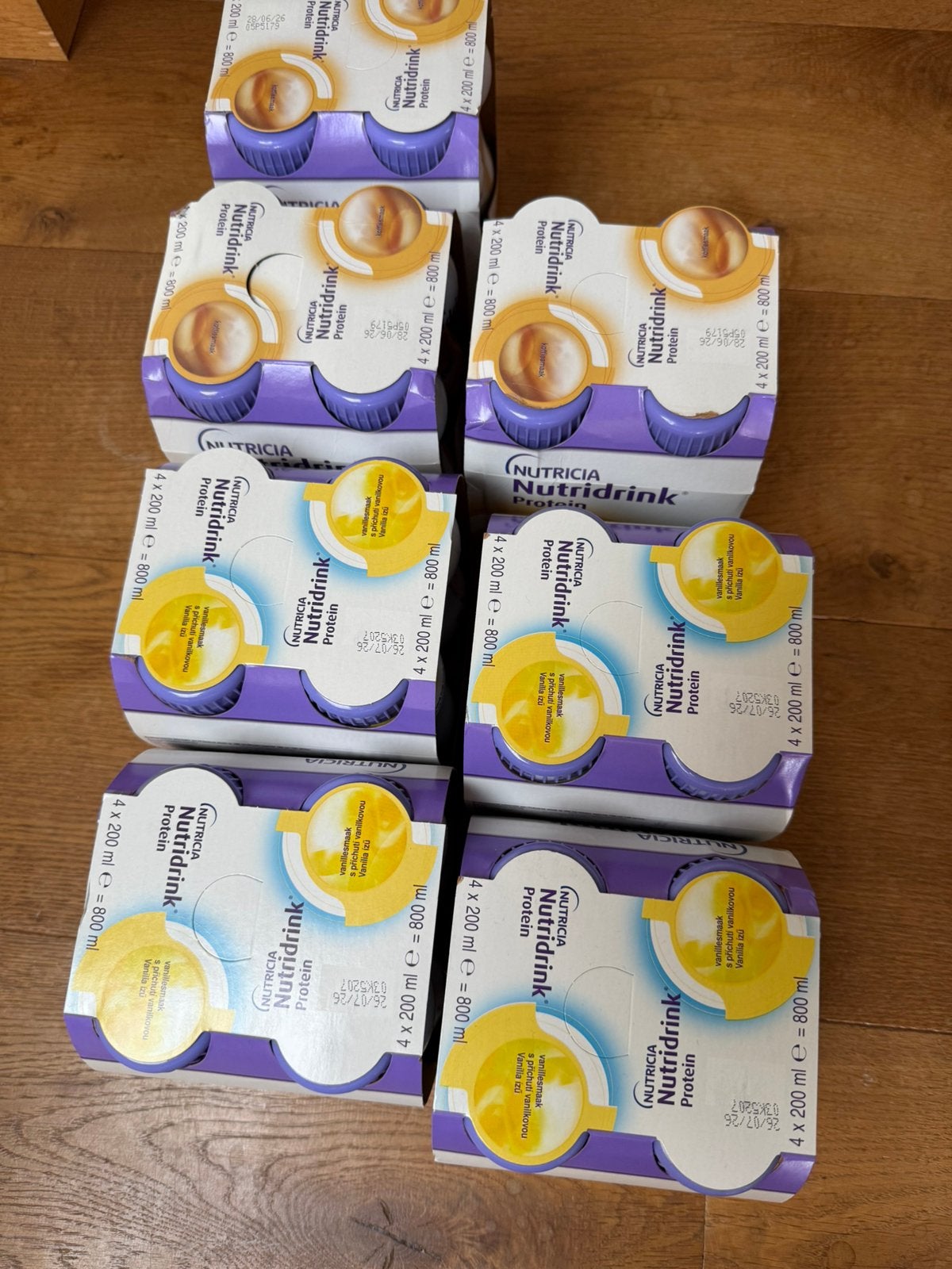 Nutridrink, Verzenden
