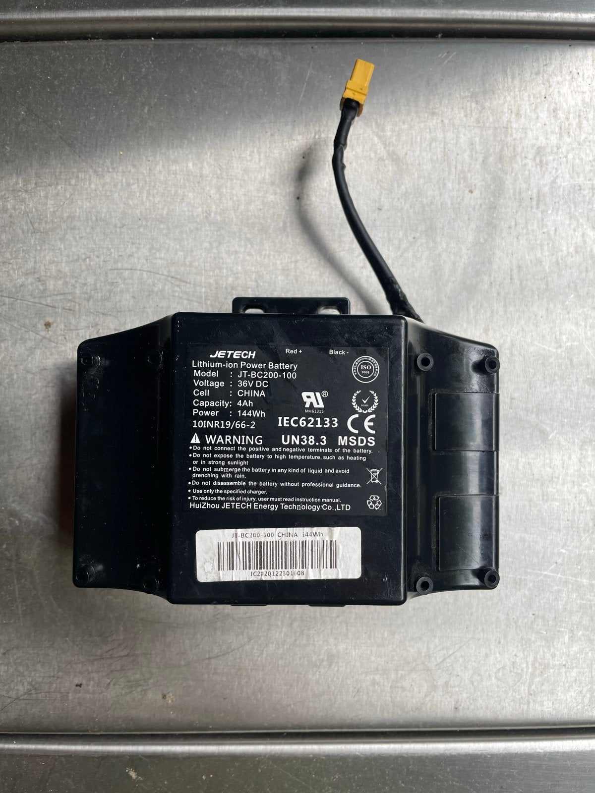 Jetech accu/batterij hoverboard, Verzenden, Gebruikt, Oplaadbaar
