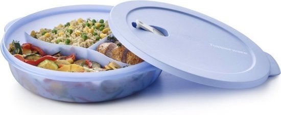 Tupperware CrystalWave Verdeelbord / Magnetronbord Nieuw, Huis en Inrichting, Ophalen of Verzenden, Nieuw, Overige typen