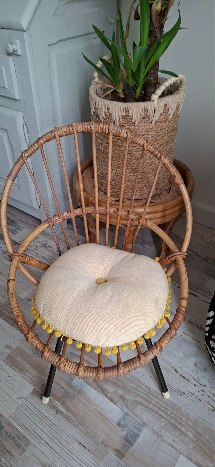 Vintage kinderstoel rohe noordwolde, Huis en Inrichting, Ophalen, Gebruikt, Overige kleuren, Vintage, Bohemien