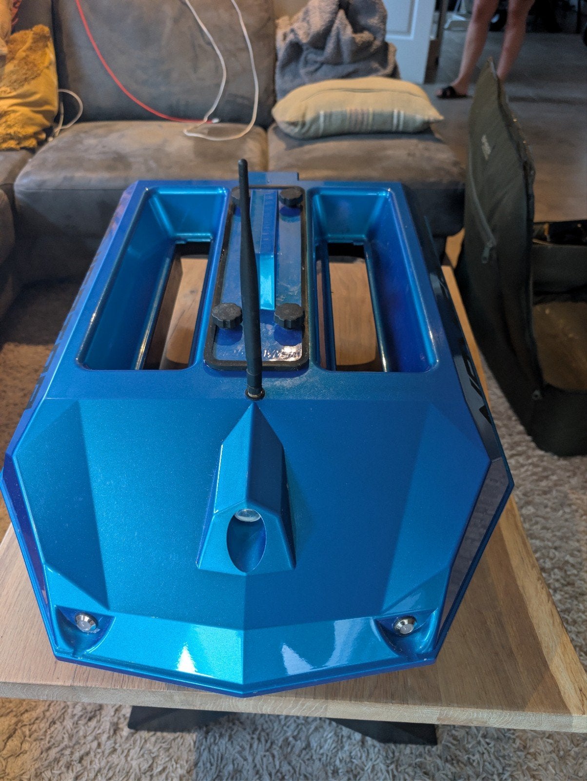 Voerboot Navigator met Wifish dieptemeter-futaba t6k zender, Ophalen of Verzenden, Zo goed als nieuw, Overige typen