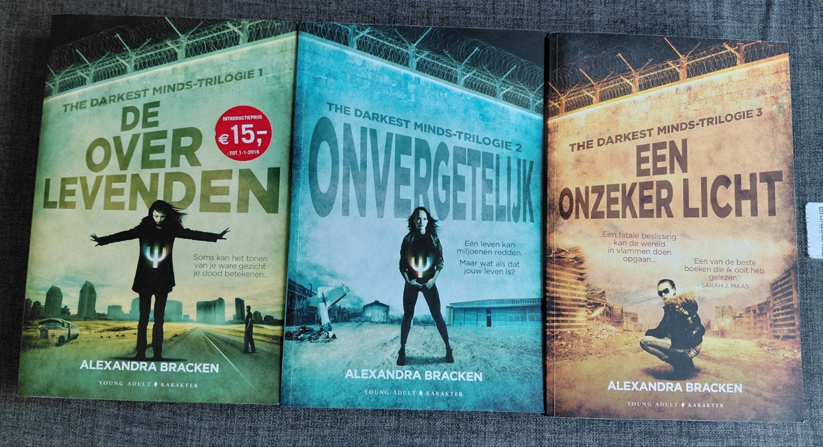 Alexandra Bracken The darkest minds trilogie, Boeken, Verzenden, Zo goed als nieuw