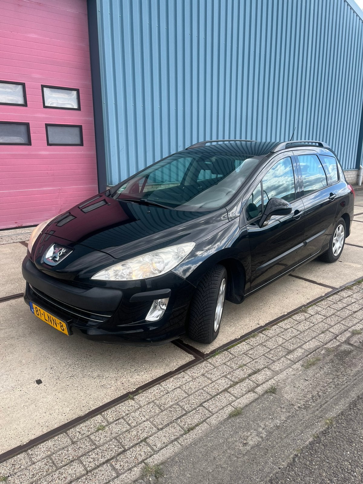 Peugeot 308 1.6 VTI 16V SW 5P 2010 Zwart, Auto's, Voorwielaandrijving, 1550 kg, Zwart, 4 cilinders