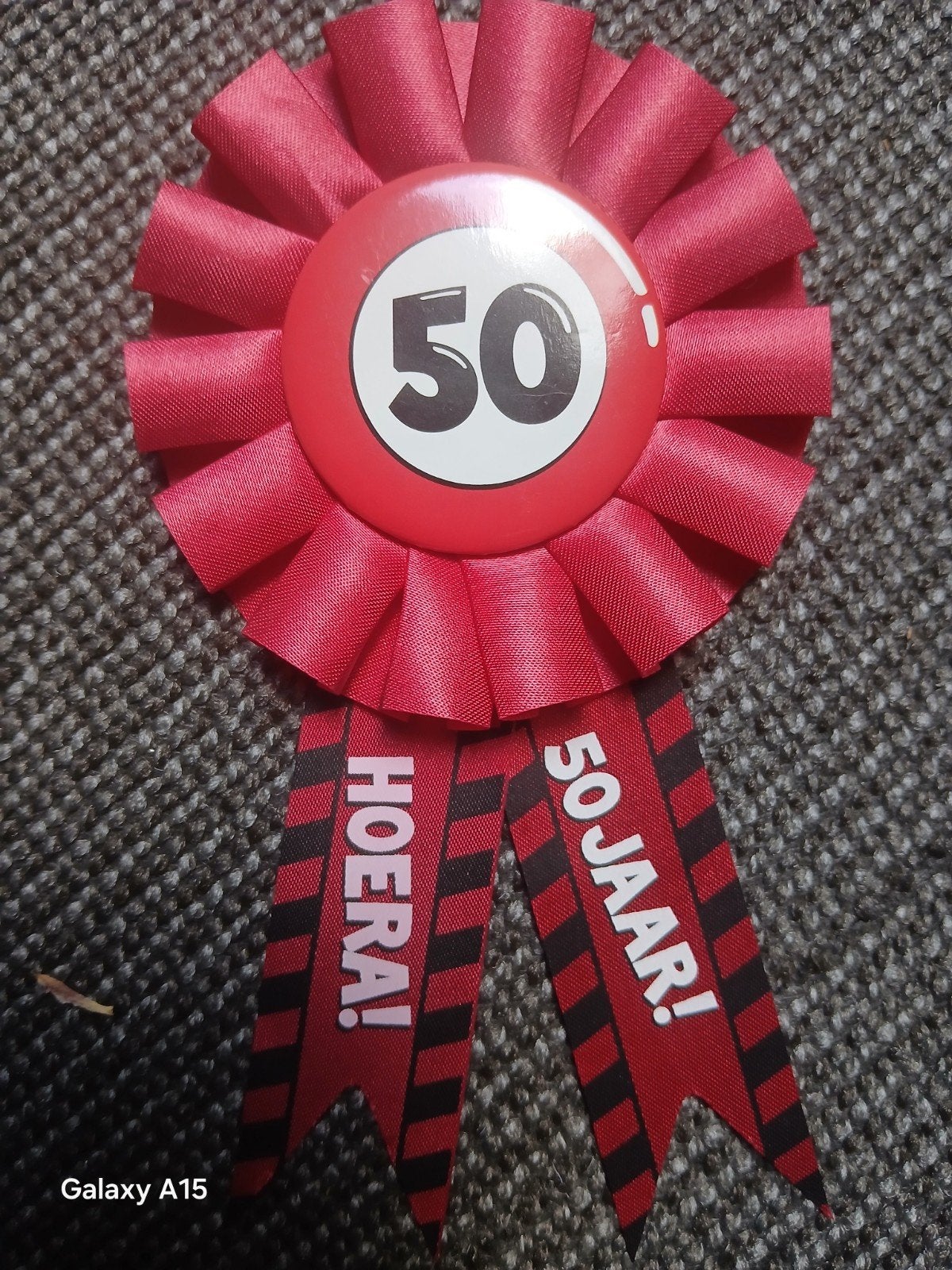 button 50 jaar, Ophalen of Verzenden, Versiering, Abraham of Sarah