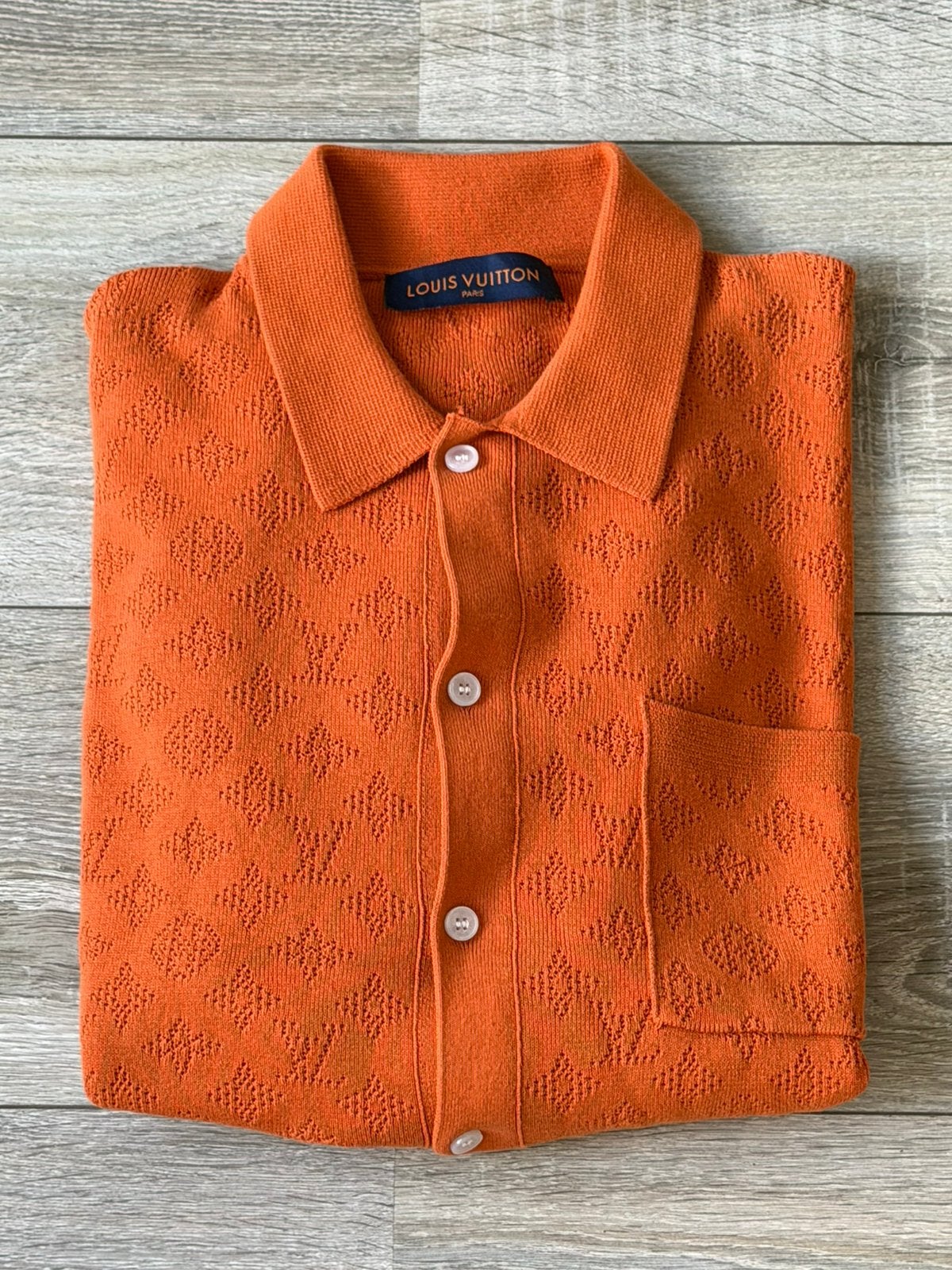 Louis Vuitton Monogram Pointelle Shirt Maat L Origineel, Kleding | Heren, T-shirts, Ophalen of Verzenden, Zo goed als nieuw