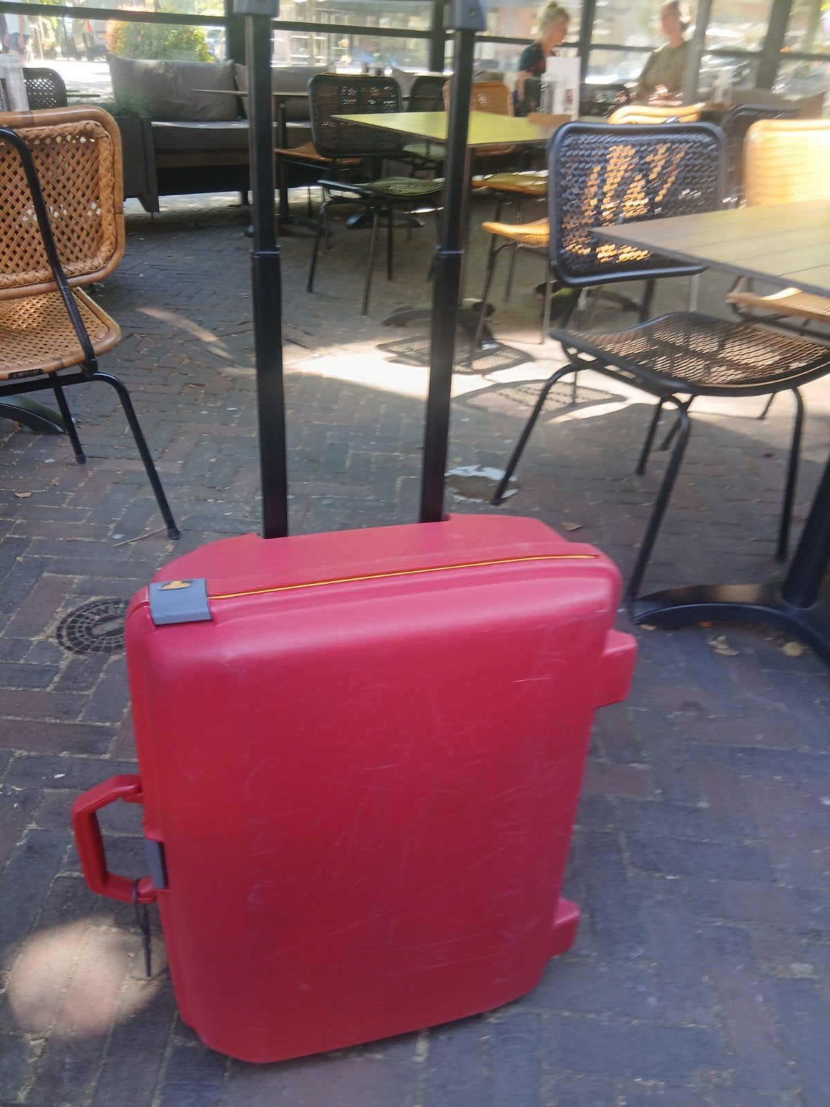 Samsonite koffer met slotcode en wieltjes, Ophalen of Verzenden