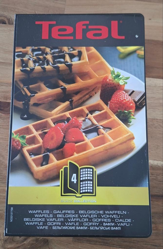 Tefal Snack Collection nr 4 Wafelplaten, Ophalen of Verzenden, Uitneembare platen, Zo goed als nieuw