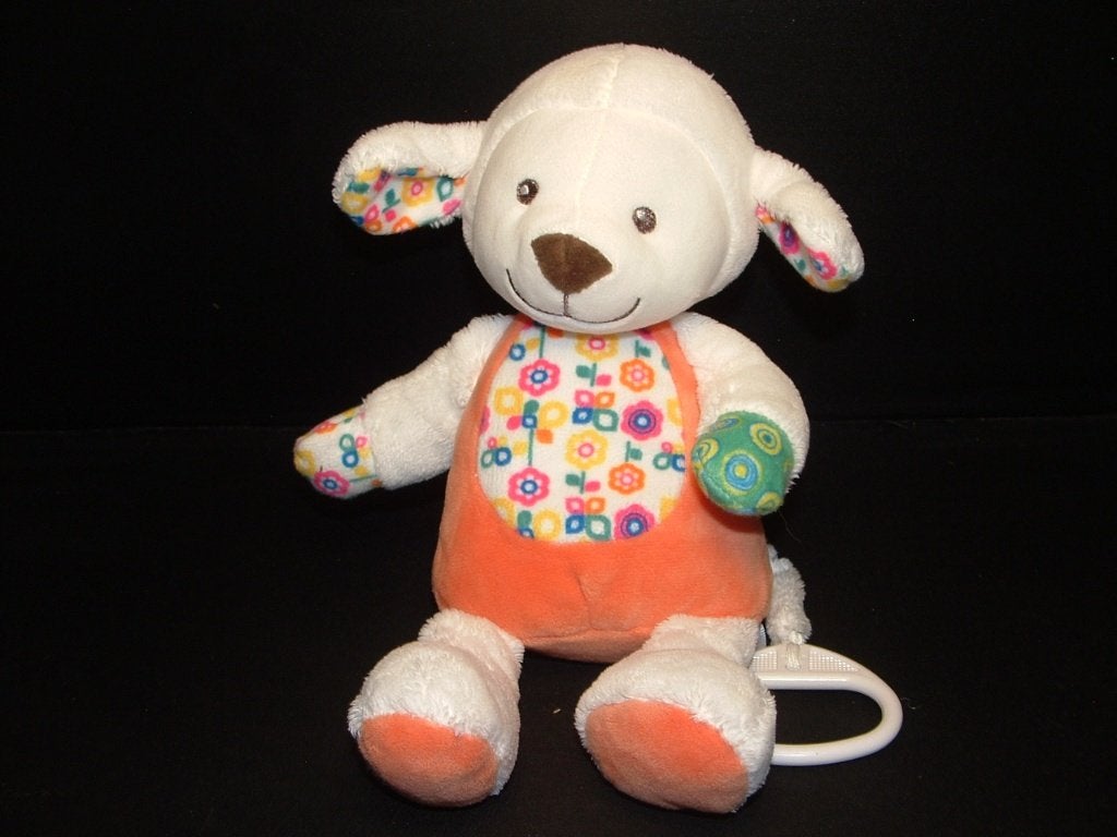 NICOTOY SIMBA TOYS SCHAAP MUZIEKDOOS VELOURS, Verzenden, Nieuw, Overige typen