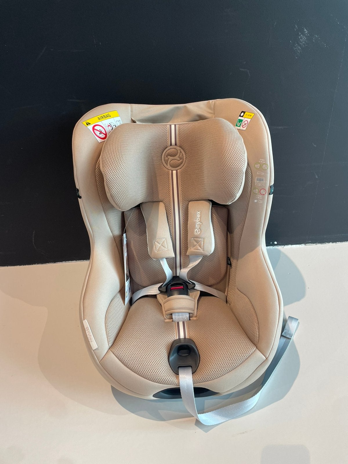 Cybex Sirona G I-Size Plus Autostoeltje - Almond Beige/Beige, Ophalen, Zo goed als nieuw, Isofix, 0 t/m 13 kg