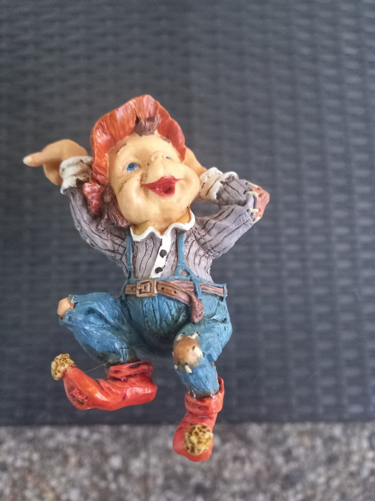 Laaf beeldje, kabouter, decoratie, Ophalen of Verzenden, Zo goed als nieuw
