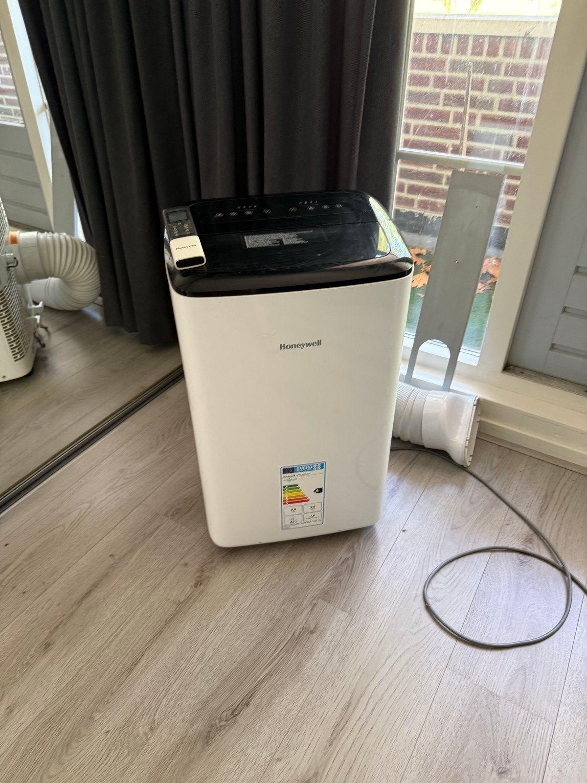 Honeywell Mobiele Airco met Afstandsbediening, Witgoed en Apparatuur, Airco's, Ophalen, Gebruikt, Minder dan 60 m³, 3 snelheden of meer