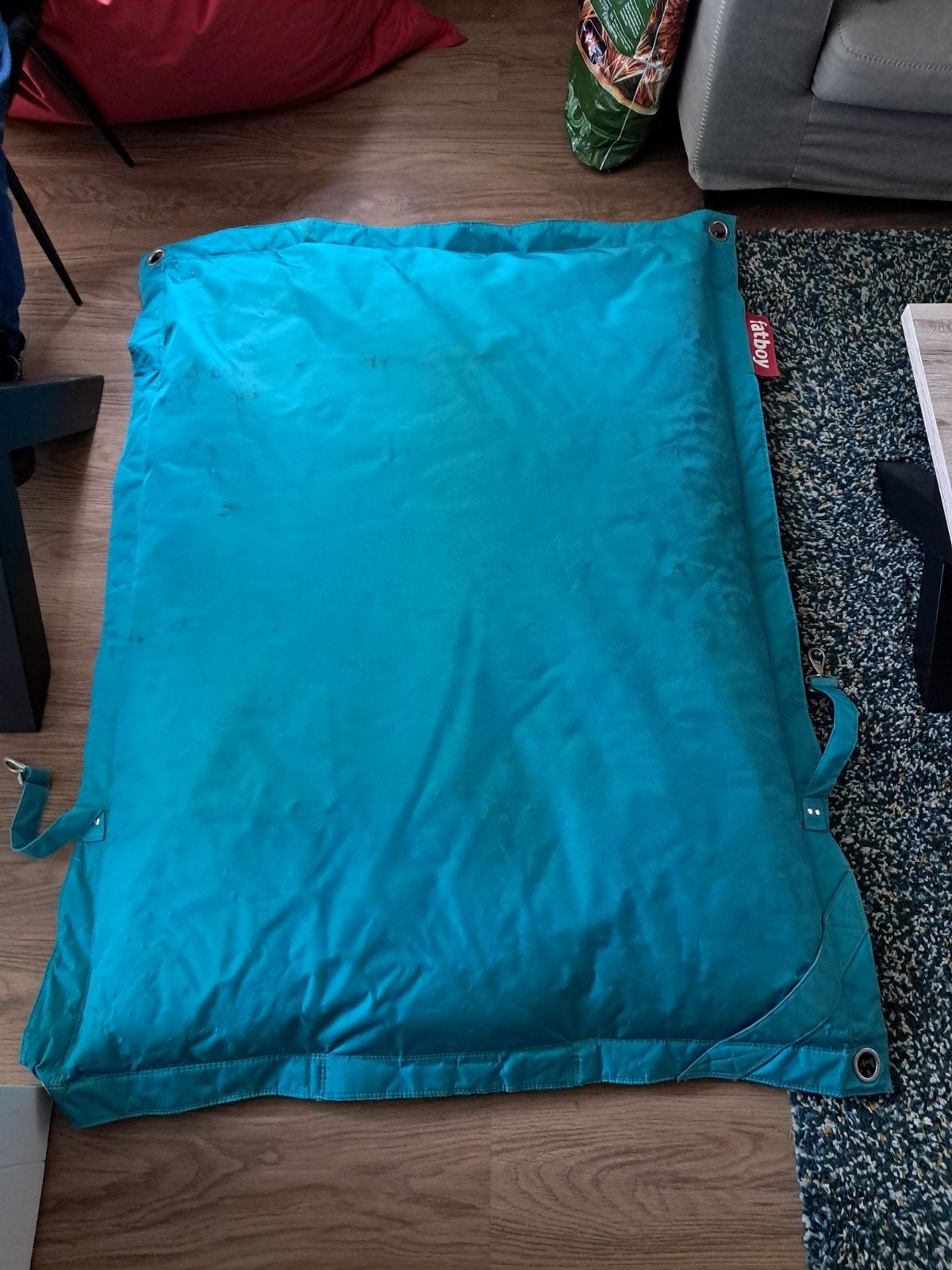 Fatboy blauw 120/160, Ophalen, Gebruikt, Blauw, Zitzak