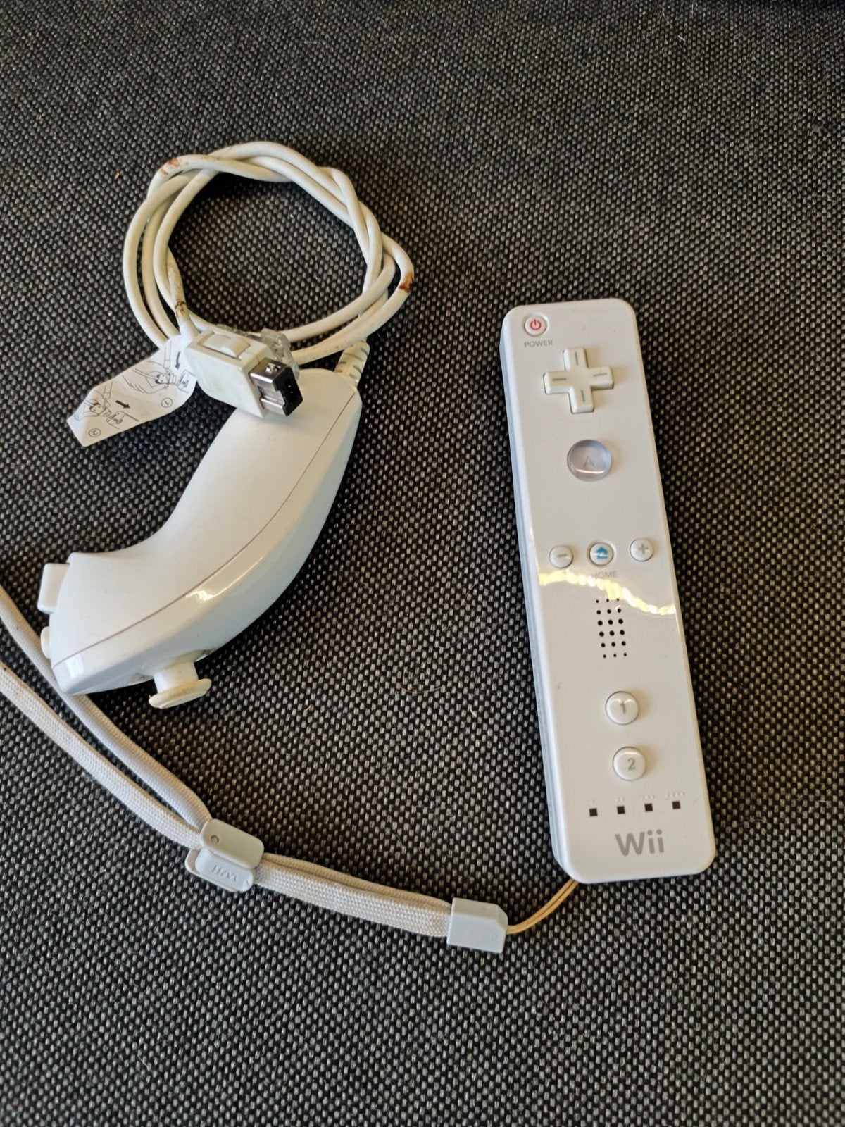 Wii afstandsbediening met Nunchuk, Ophalen of Verzenden, Gebruikt, Wii, Wii-mote of Nunchuck