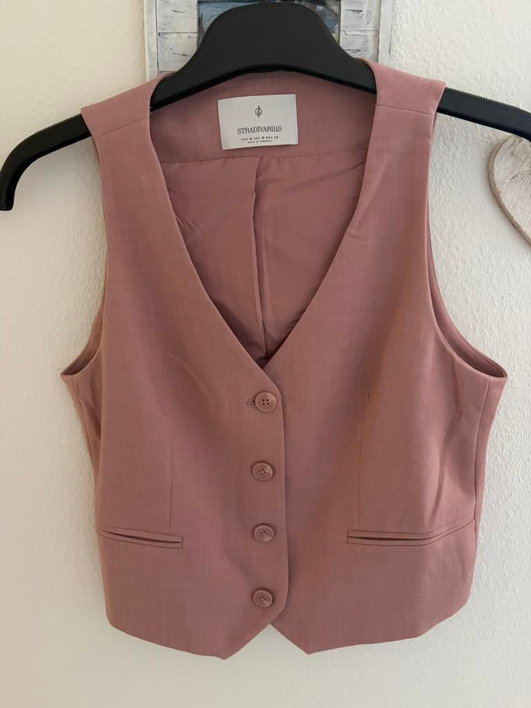 Superleuk gilet, Kleding | Dames, Tops, Ophalen of Verzenden, Zo goed als nieuw, Roze, Maat 36 (S)