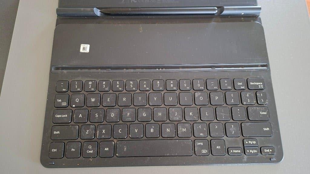 Tablet Toetsenbord Samsung, Ophalen, 11 inch, Bescherming voor- en achterkant, Zo goed als nieuw