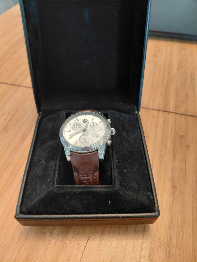 BMW horloge, Overige merken, Leer, Staal, Polshorloge