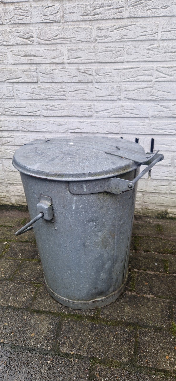 Vintage afvalemmer | Zink | Amsterdam, Huis en Inrichting, Ophalen, Gebruikt, Overige materialen