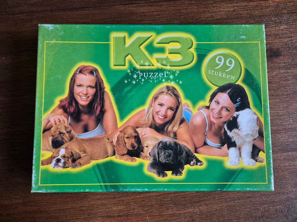 k3 puzzel, Ophalen of Verzenden, Meer dan 50 stukjes, Zo goed als nieuw, 6 jaar of ouder