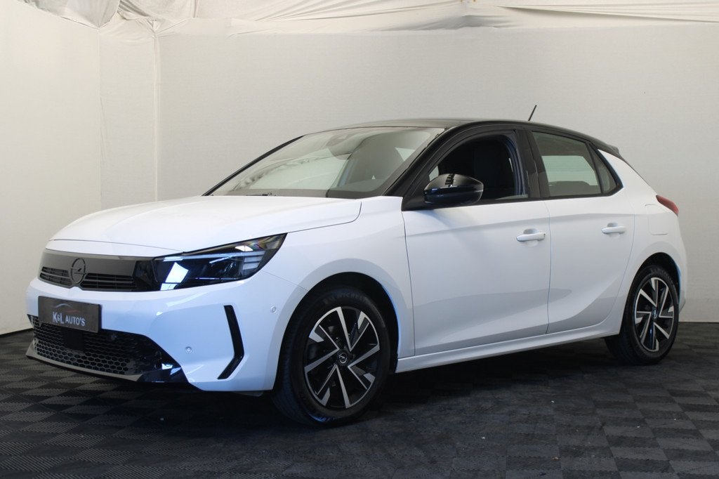 Opel Corsa 1.2 GS facelift (bj 2023), Voorwielaandrijving, Parkeersensor, Gebruikt, Zwart