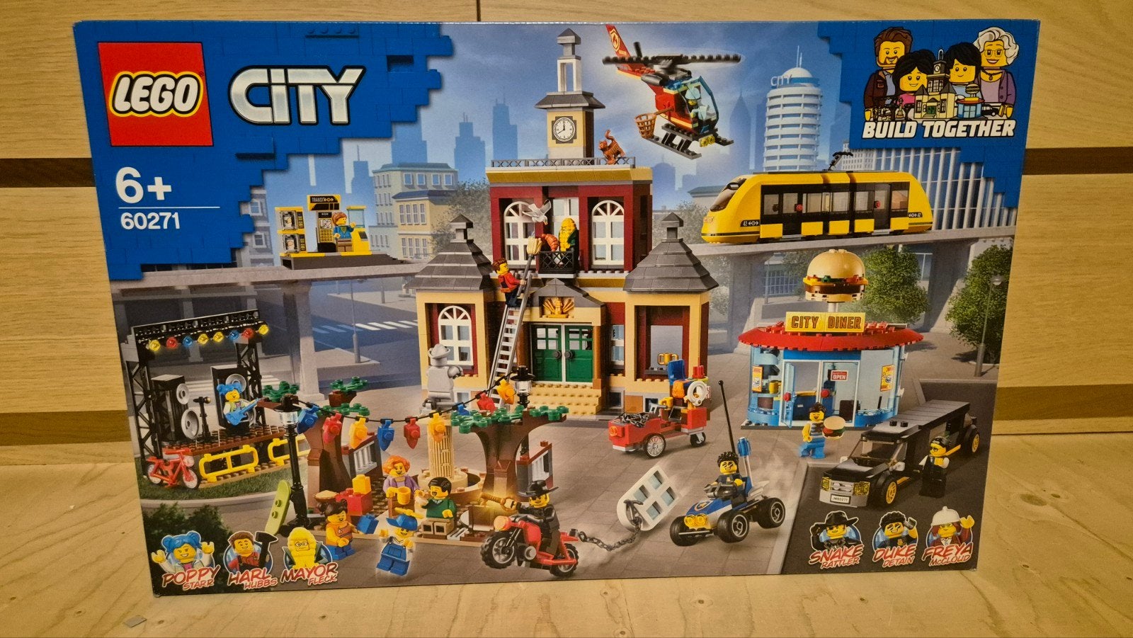 Lego City 60271 Hoofdplein - Nieuw en Ongeopend, Kinderen en Baby's, Speelgoed | Duplo en Lego, Inclusief minifiguren, City, Lego