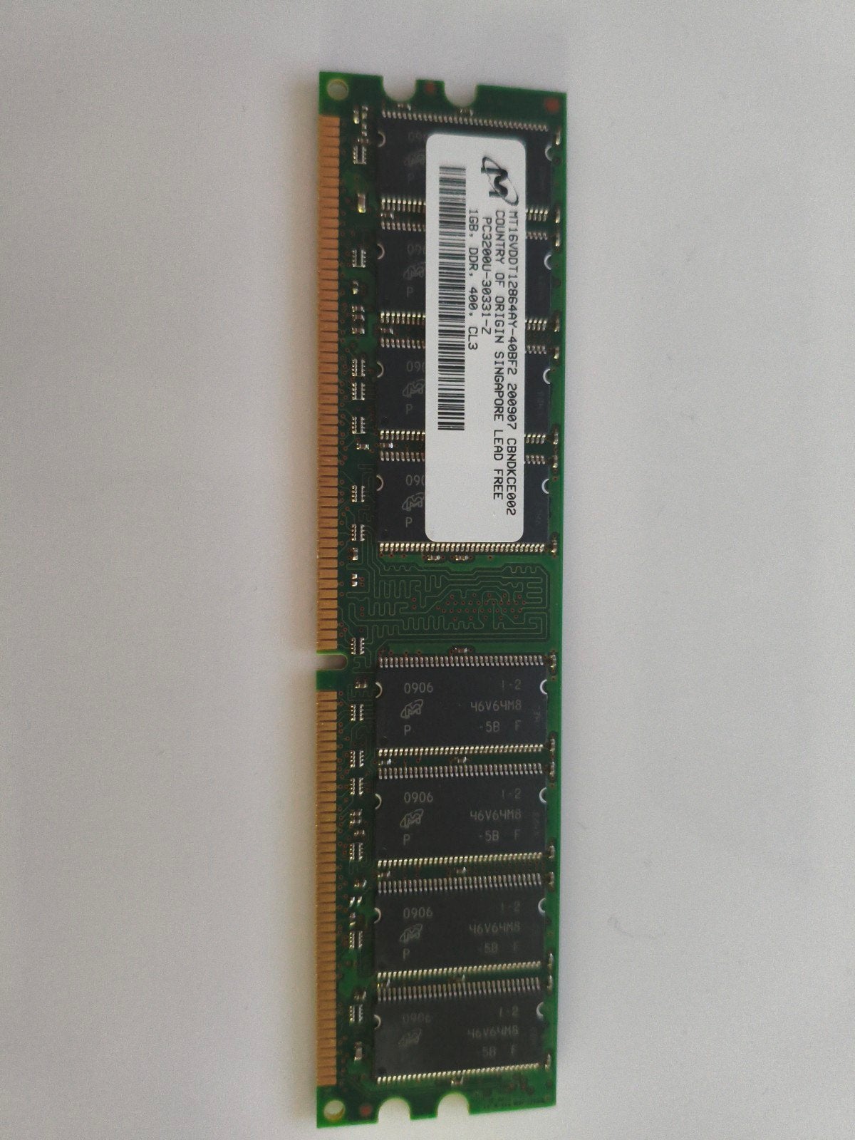 1GB DDR RAM Geheugenmodule PC2700U-25331-Z, Computers en Software, Ophalen of Verzenden