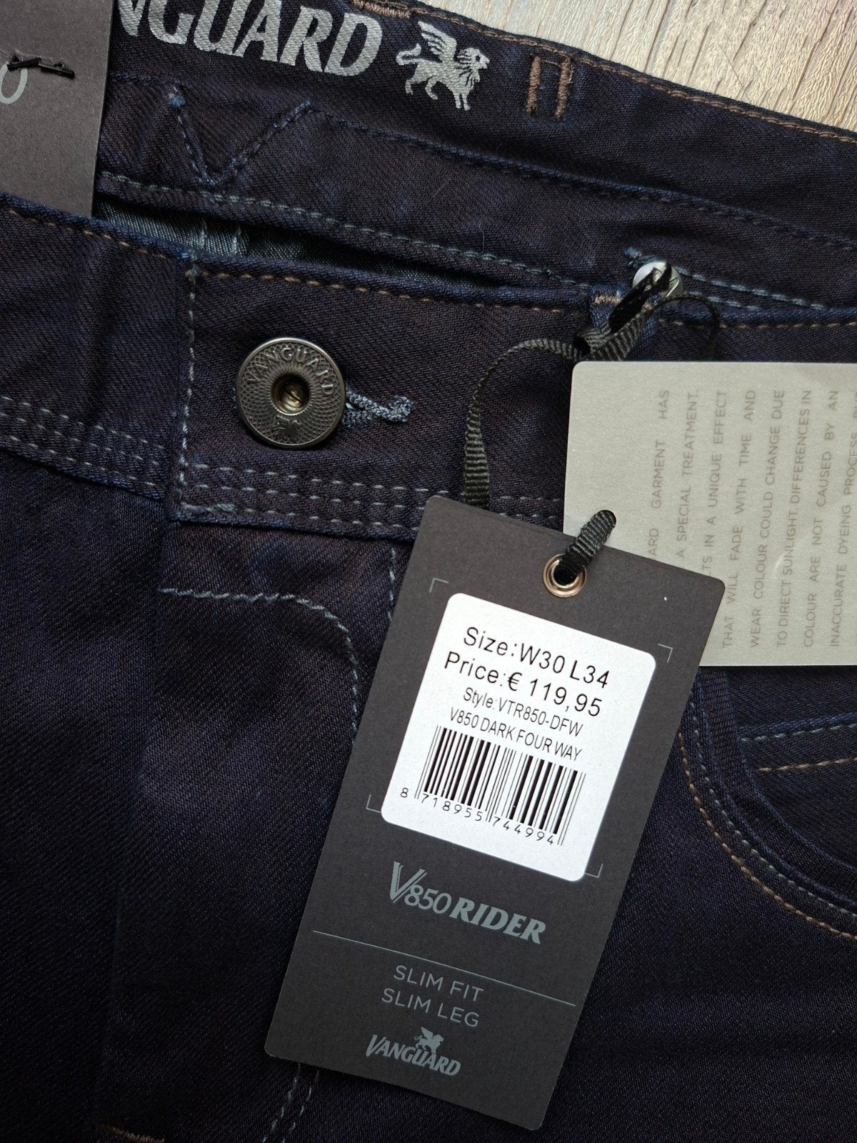 VANGUARD V850 slimfit jeans W30 L34 3 voor €149,95, Blauw, Nieuw, W32 (confectie 46) of kleiner, Ophalen of Verzenden