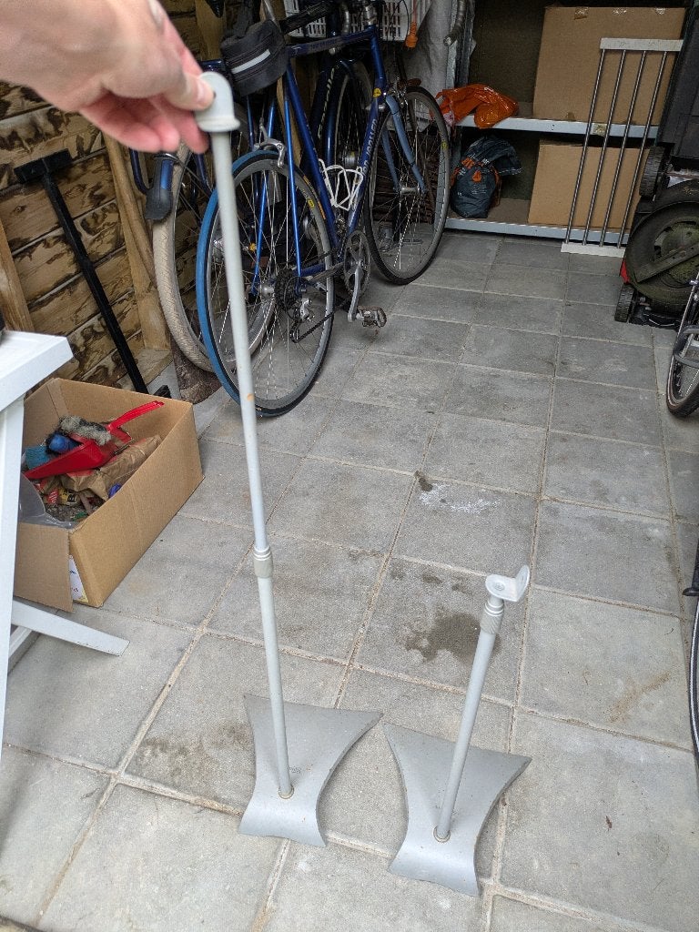 Standaard houder boxen, Muziek en Instrumenten, Standaards, Ophalen, Gebruikt