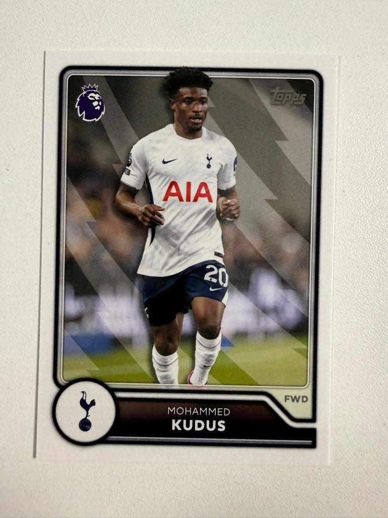 257 Mohammed Kudus Topps Premier League 2026-27, Verzamelen, Ophalen of Verzenden, Nieuw, Buitenlandse clubs, Poster, Plaatje of Sticker