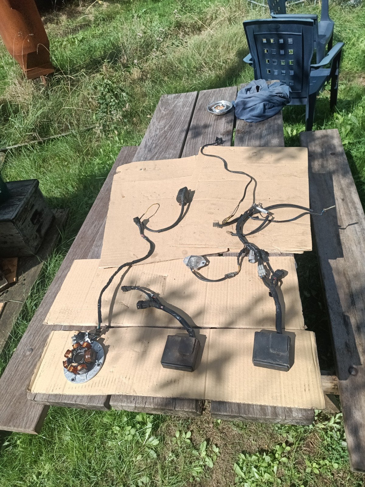 yamaha wr spoel, cdi, kabelboom, Ophalen, Gebruikt