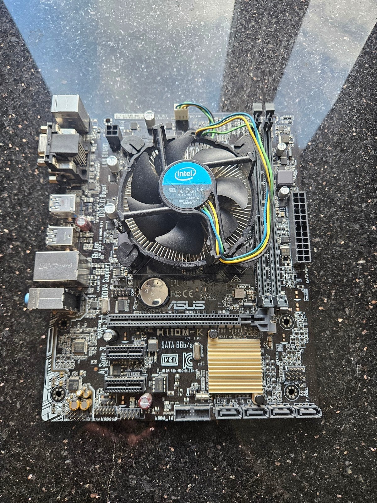 Asus H110M-K i5 7400, Computers en Software, Moederborden, Gebruikt, LGA 1151, DDR4, Ophalen of Verzenden