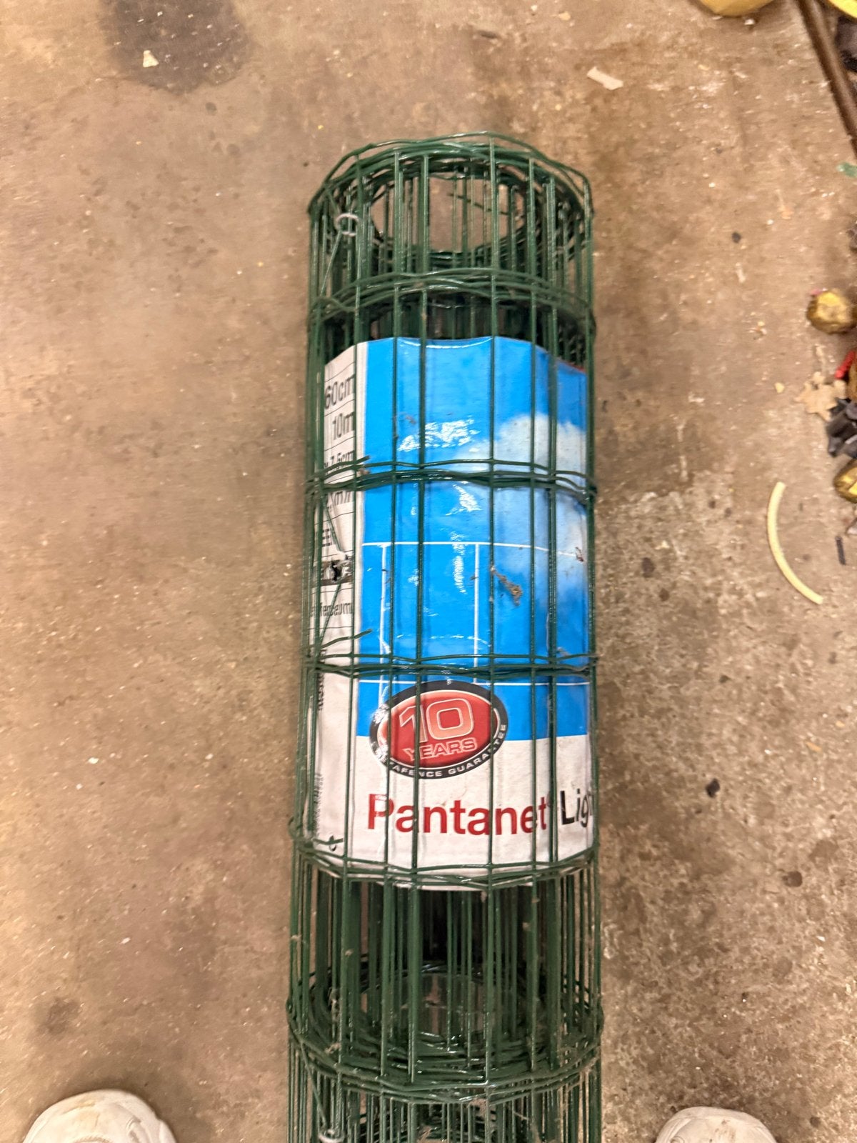Nieuw Pantanet Light Gaashekwerk Groen 60cm x 10m, Tuin en Terras, Tuinhekken en Hekwerk, Ophalen, Nieuw, IJzer, Gaashekwerk