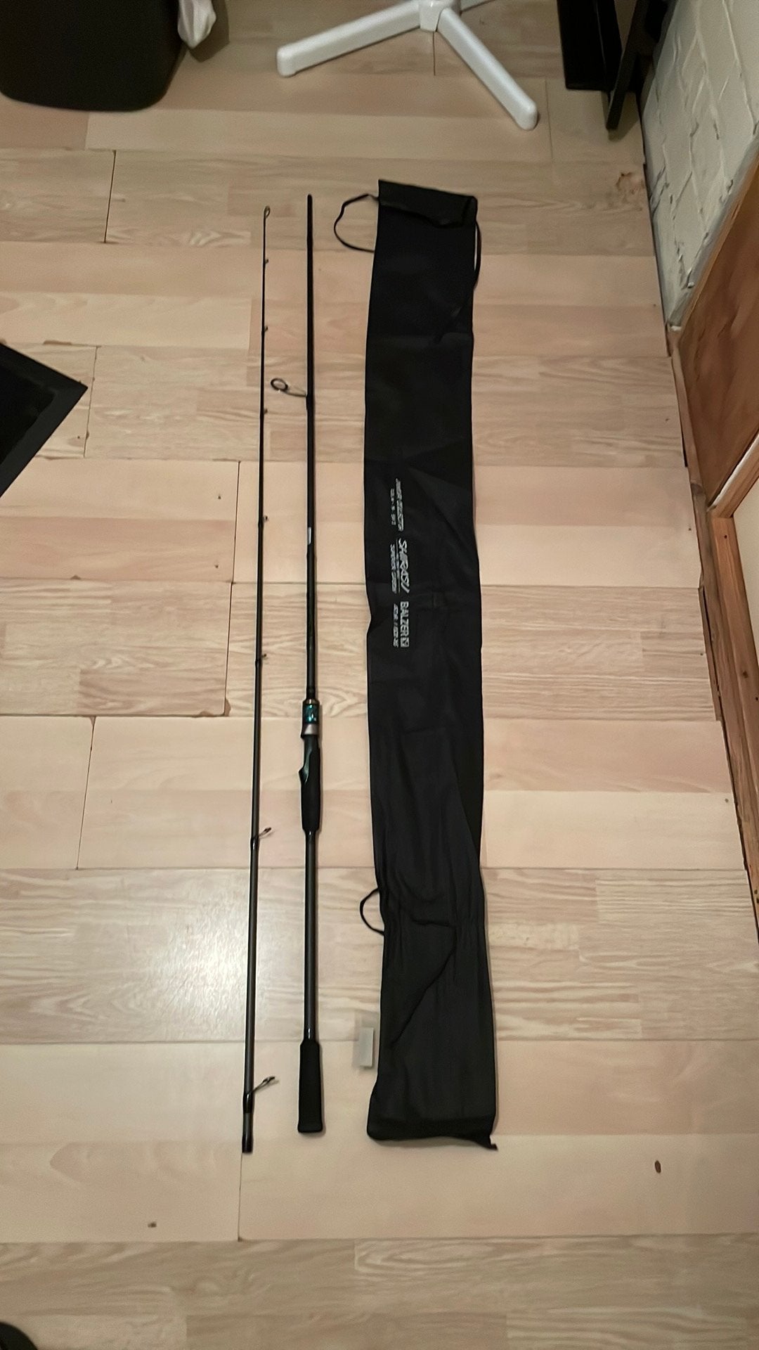 Snoekbaars spinhengel balzer Shirasu Zander, Ophalen, Zo goed als nieuw, Werphengel