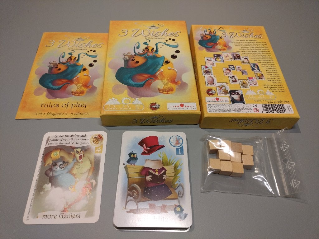 3 Wishes - Bordspel (EN), Hobby en Vrije tijd, Gezelschapsspellen | Bordspellen, Drie of vier spelers, Ophalen of Verzenden, Zo goed als nieuw