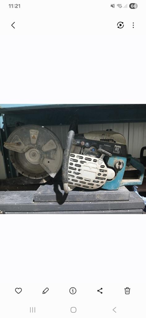Makita DPC 6410 Doorslijper, Doe-het-zelf en Verbouw, Gereedschap | Zaagmachines, Ophalen, Gebruikt, 70 mm of meer, Overige typen