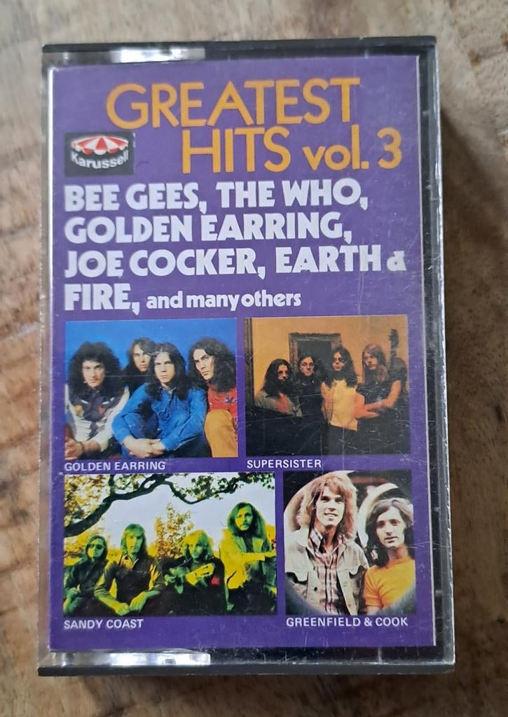 Greatest Hits Vol. 3 Cassette - Diverse Artiesten, Gebruikt, 1 bandje, Ophalen of Verzenden, Origineel