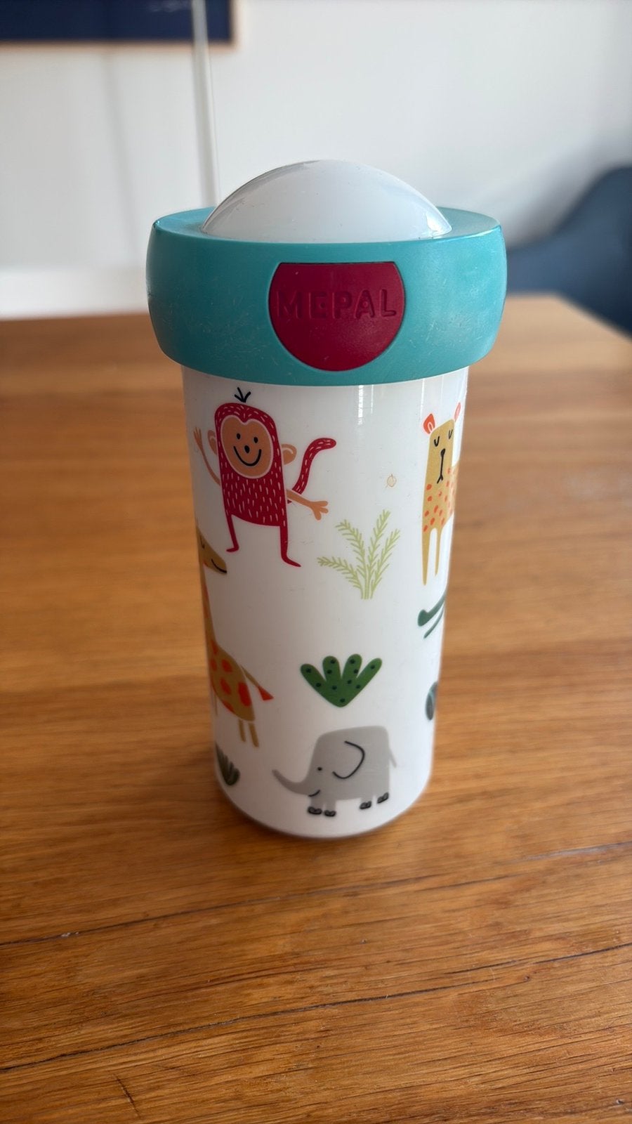 Drinkbeker Mepal dieren | lekt niet | goede staat, Ophalen of Verzenden, Zo goed als nieuw