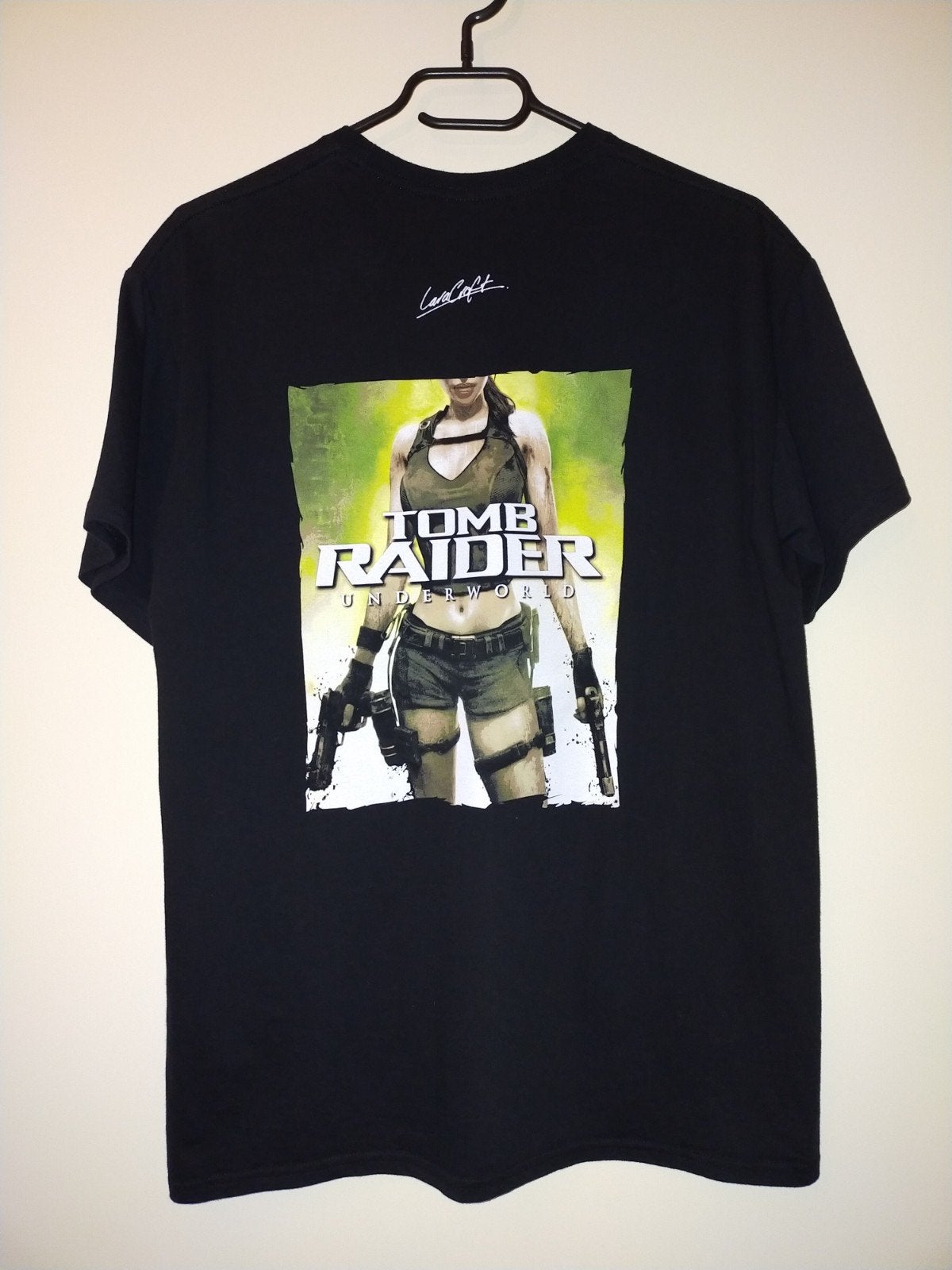 Tomb Raider Underworld T-shirt - GILDAN Medium, Ophalen, Maat 48/50 (M), Zwart, Gedragen
