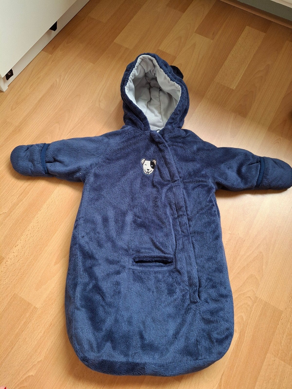 Warme baby slaapzak/voetenzak met capuchon, Ophalen of Verzenden, Zo goed als nieuw, Onbekend, Jongetje of Meisje
