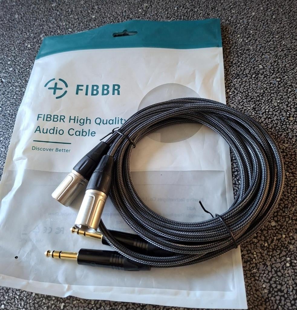 2x Jack naar XLR-kabel 2 meter lang, Nieuw, Ophalen of Verzenden, Nieuw, 2 tot 5 meter, Overige kabels