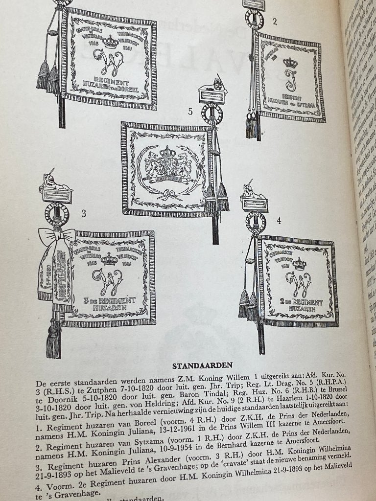militair / De Nederlandse Cavalerie (1963), Ophalen of Verzenden, Landmacht, Nederland, Boek of Tijdschrift