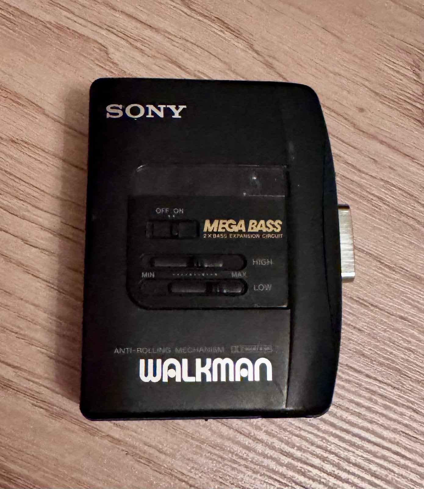 Sony Walkman met Mega Bass - Vintage Cassettespeler, Ophalen of Verzenden, Walkman