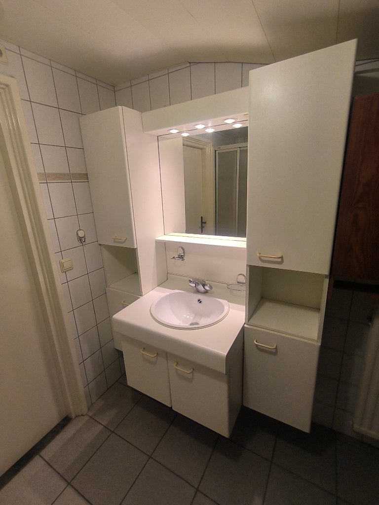 Badmeubel met verlichting, Huis en Inrichting, Ophalen, Gebruikt, 100 tot 150 cm, 50 tot 75 cm