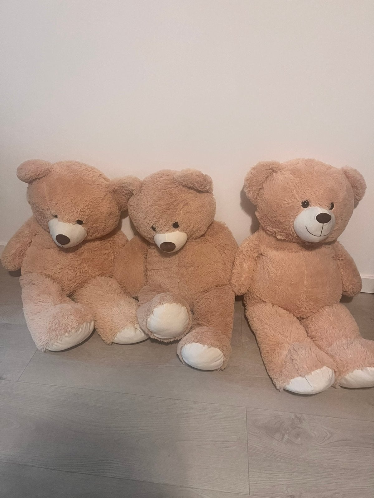 3 grote teddyberen, Ophalen, Zo goed als nieuw