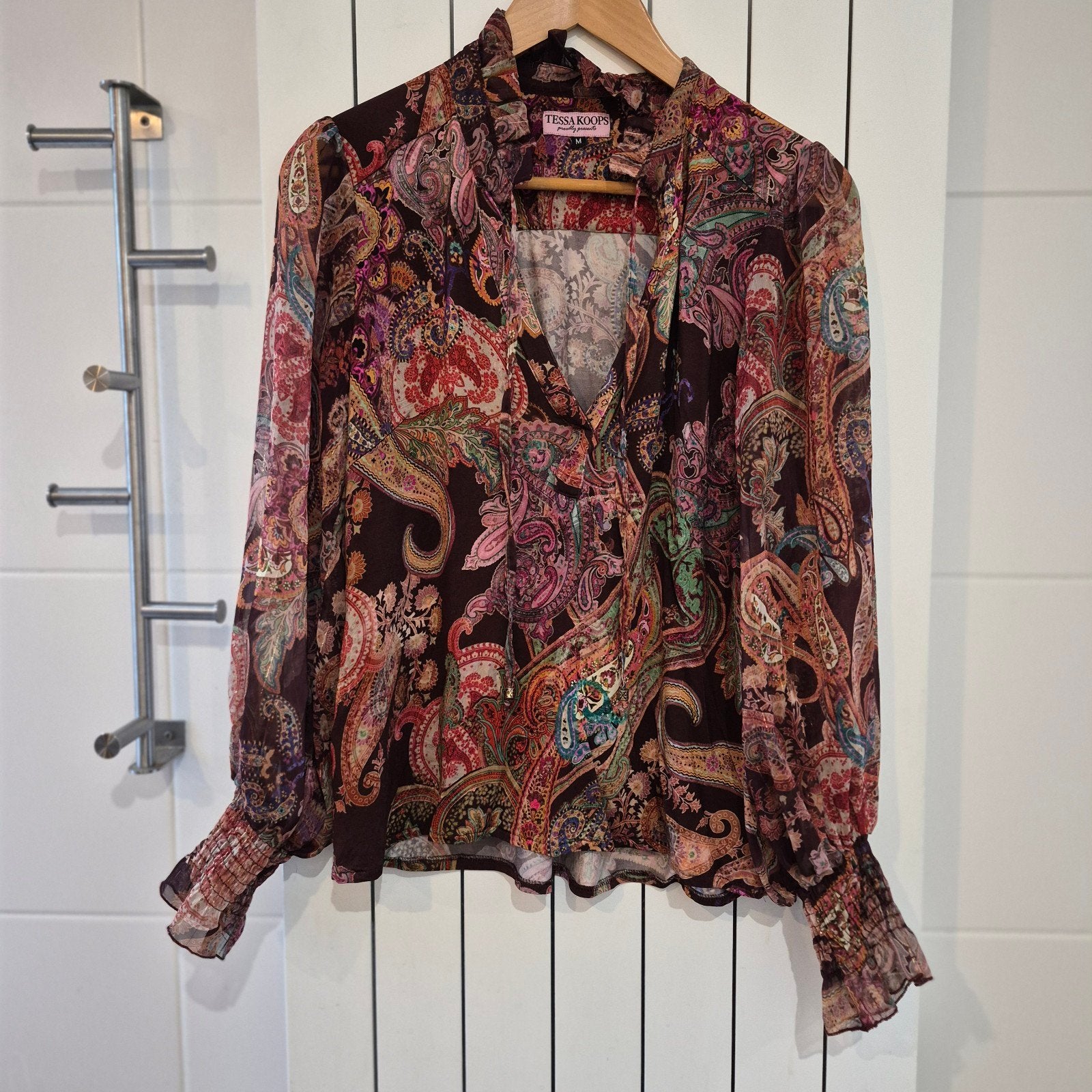 tessa koops blouse maat M als nieuw, Kleding | Dames, Blouses en Tunieken, Ophalen of Verzenden, Zo goed als nieuw, Maat 38/40 (M)