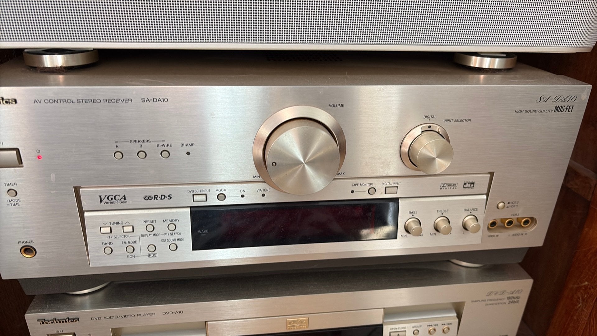 Technics versterker sa da 10 mos-fet, Audio, Tv en Foto, Ophalen, Zo goed als nieuw, Overige merken