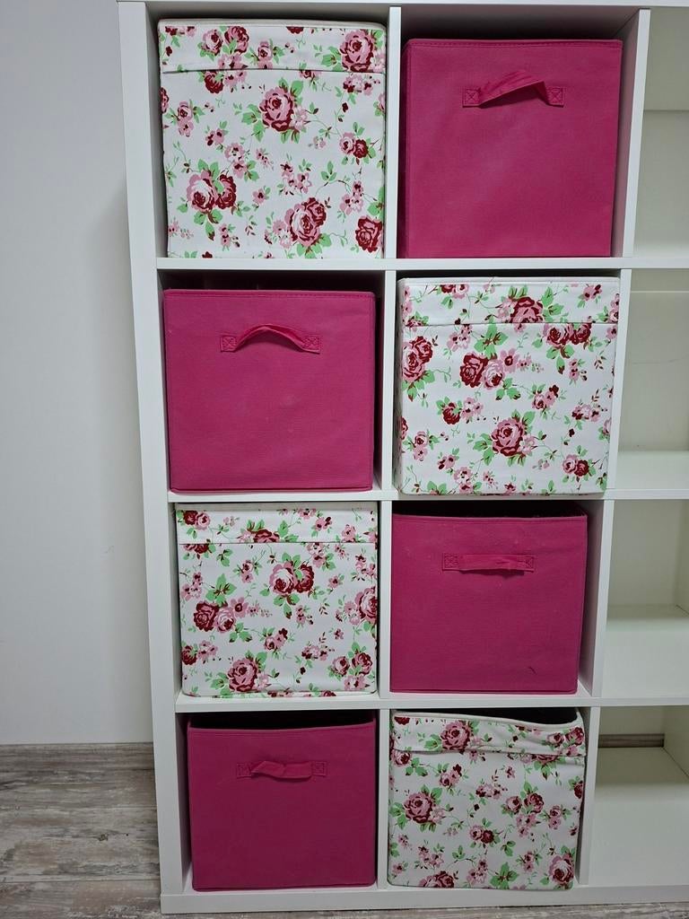 8x IKEA Kallax manden voor vakkenkast, Overige materialen, Minder dan 50 cm, Minder dan 50 cm, Ophalen of Verzenden