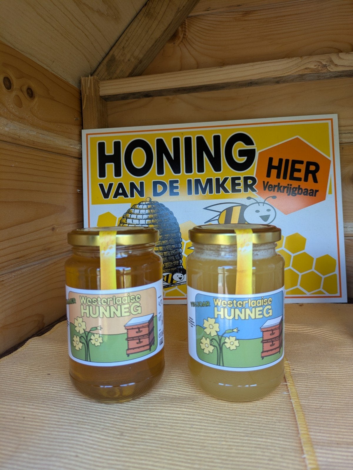 Honing van de lokale imker, Ophalen