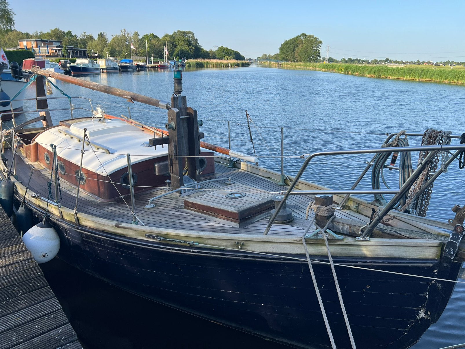 LAATSTE KANS S-spant Klassieke “Yonne” van Harrison Butler, Watersport en Boten, Kajuitzeilboten en Zeiljachten, Ophalen, Gebruikt