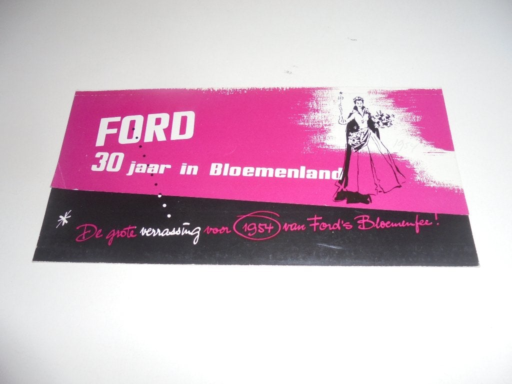brochure nieuwe Ford Anglia en Prefect  1954, Ophalen of Verzenden, Nieuw, Ford